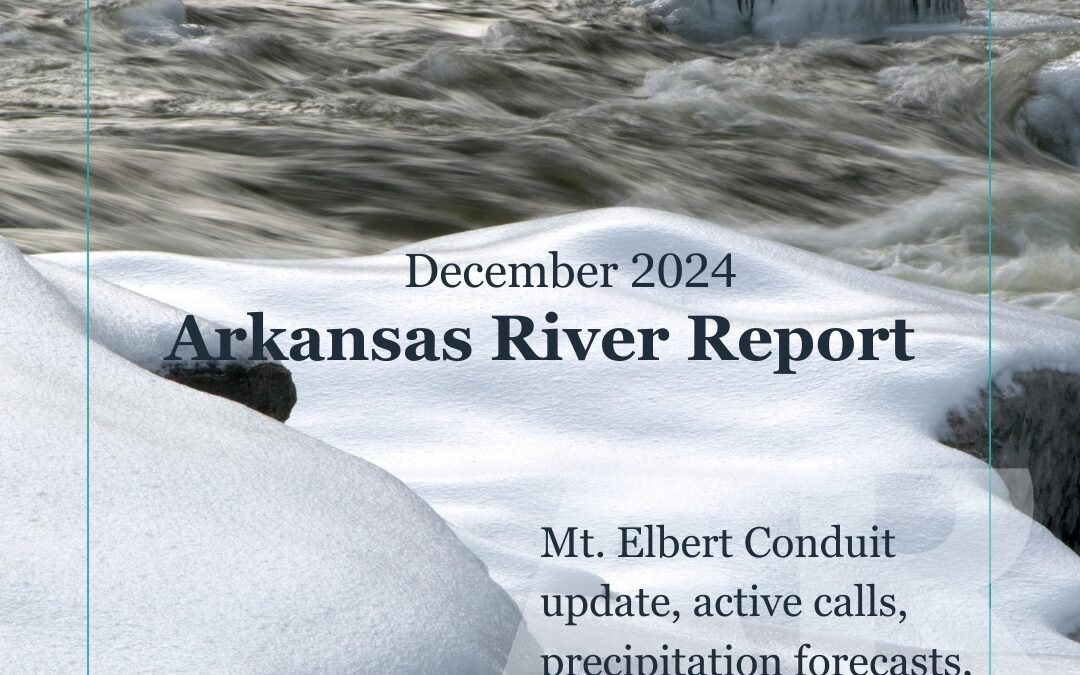 Arkansas River Report for December 2024