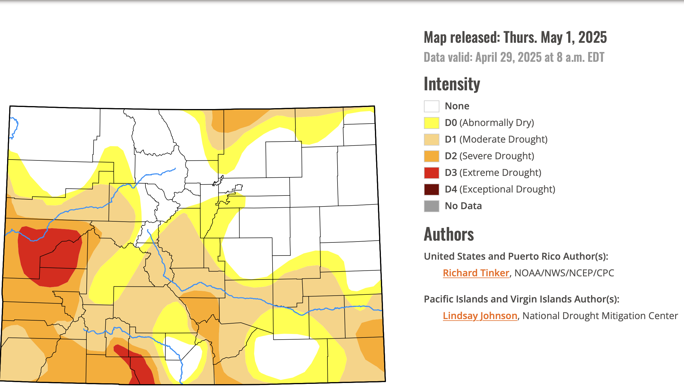 May1ColoradoDroughtmonitor